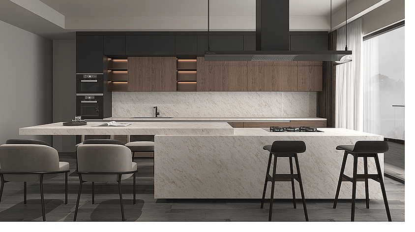 Las 3 Mejores Ideas De Encimeras De Cuarzo Calacatta Para Cocinas 2 Superficies de piedra PMC2610