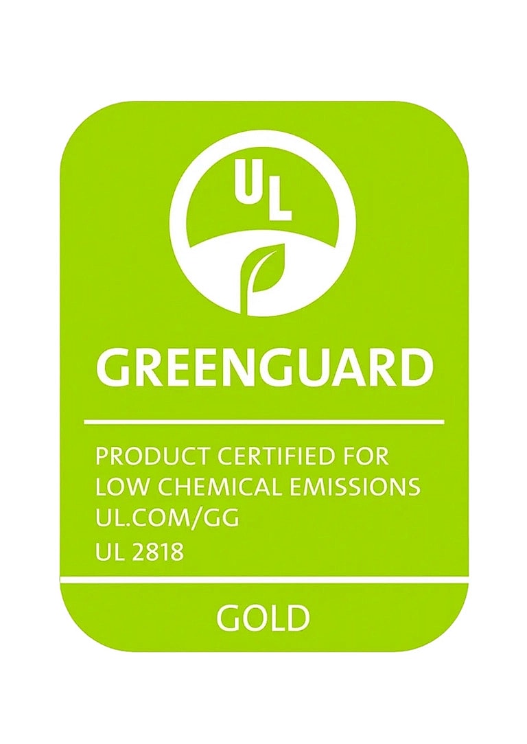 Certificado GREENGUARD GOLD por UL
