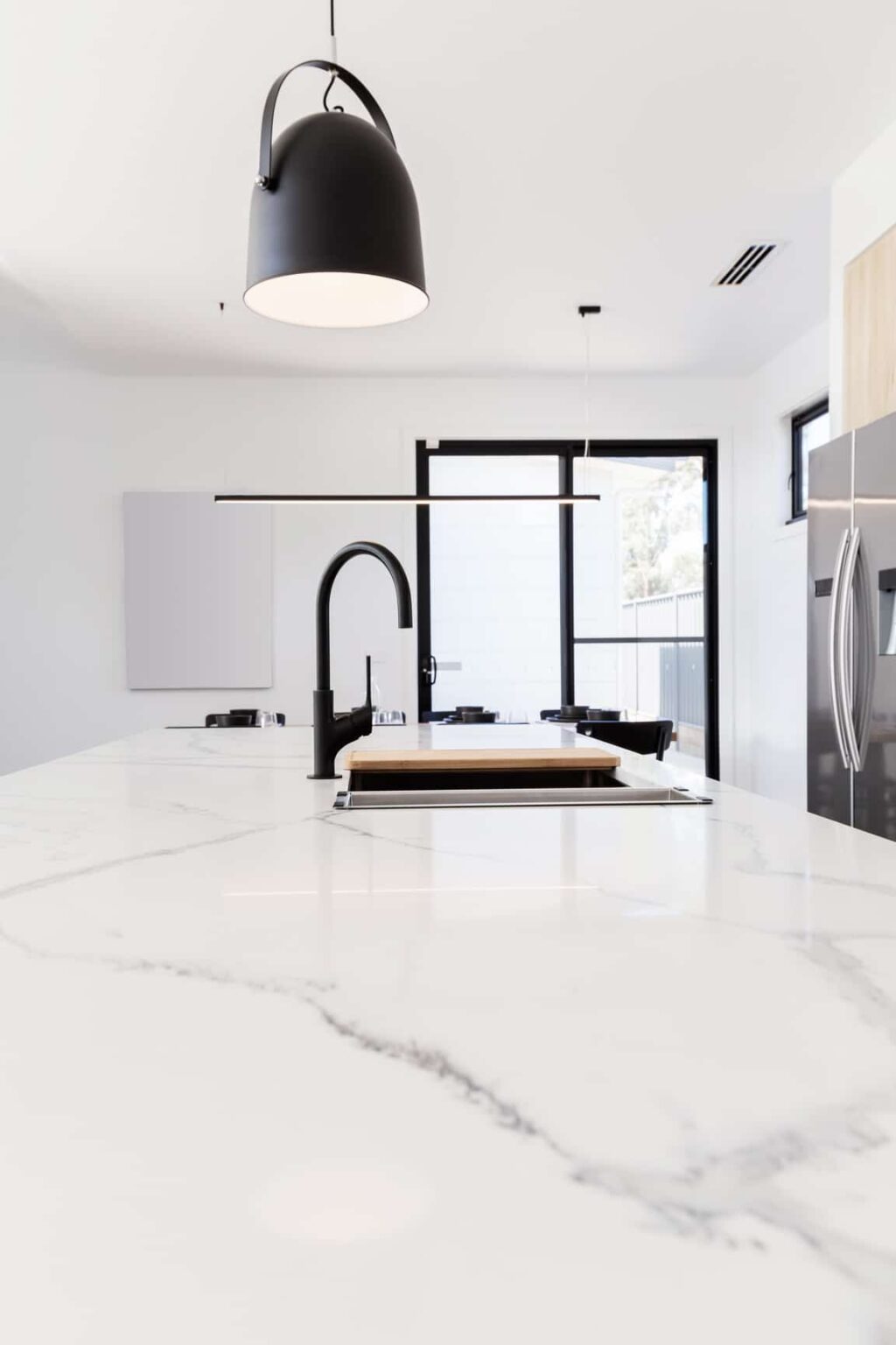 Calacatta White Quartz Countertops