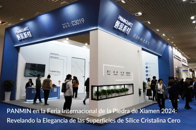 PANMIN en la Feria de Piedra de Xiamen 2024 presenta la elegancia de las superficies sin sílice cristalina